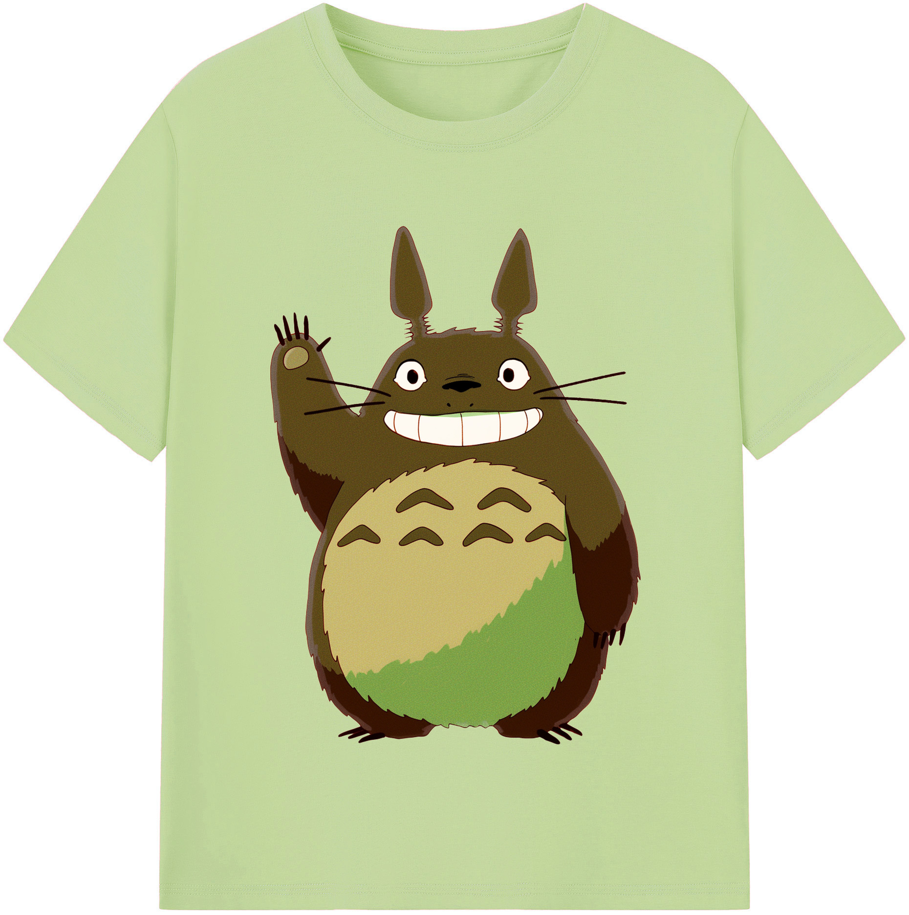 （画像用） となりのトトロ 草壁メイ 草壁サツキ My Neighbor Totoro Satsuki Kusakabe Mei Kusakabe 綿100％半袖Tシャツ（フロントプリント）